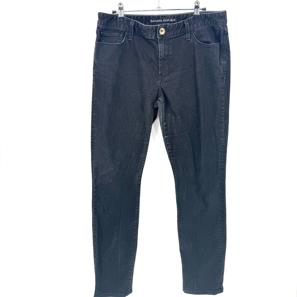 Banana Republic Mens Skinny‎ Jeans Dark Wash Size 31 Cotton Blend